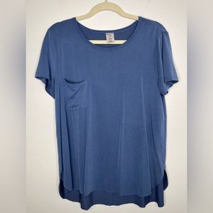 Members Mark Blue Pocket Tee